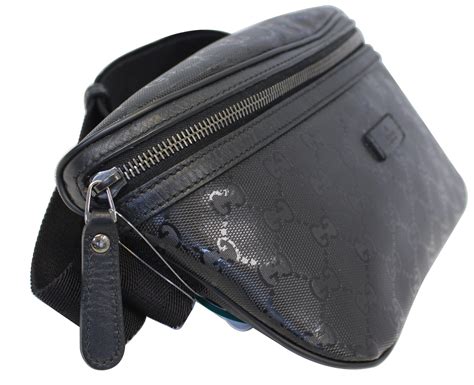 gucci pouch mens black|gucci bum bag for men.